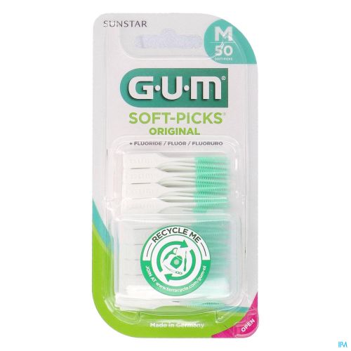 Soft picks original Medium 50 stuks GUM