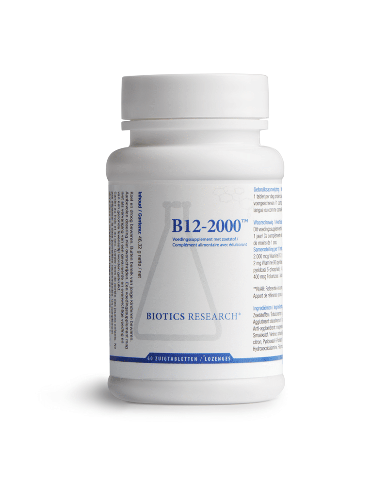 Vitamin B12 2000 mcg 60zt Biotics