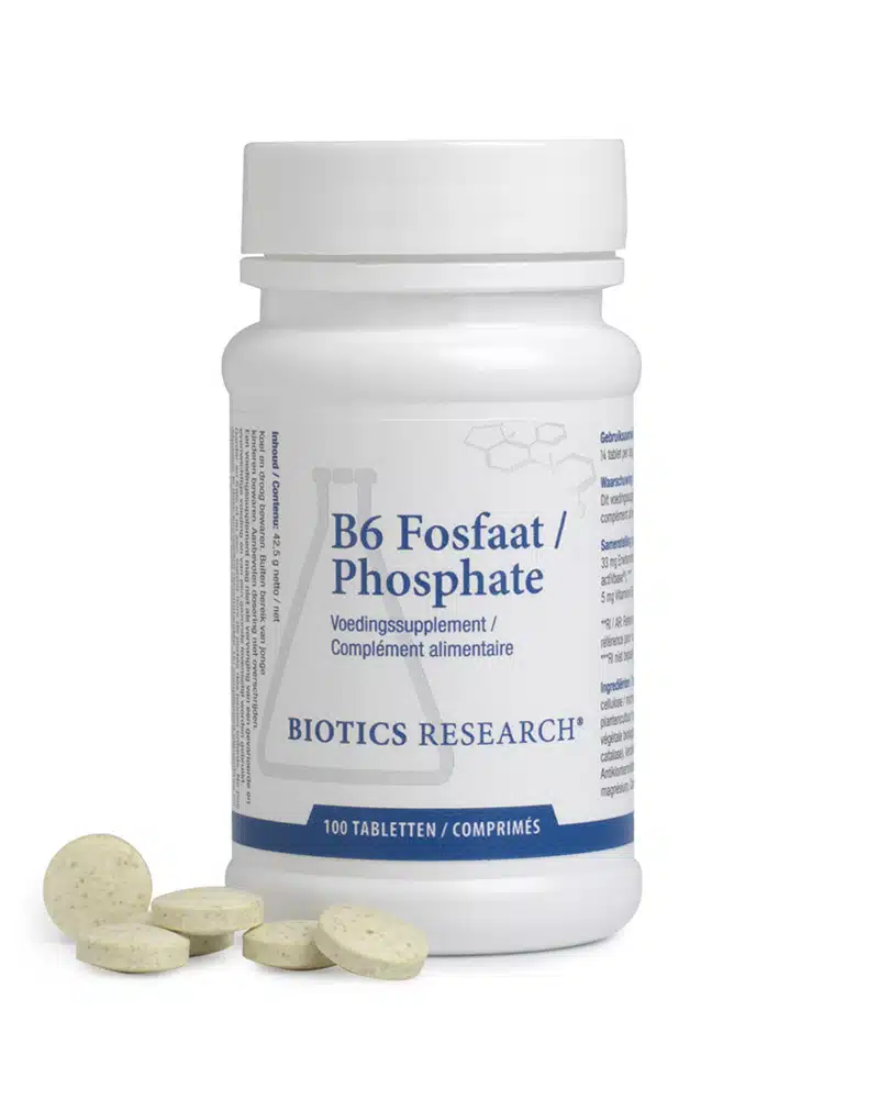 Vitamine B6 fosfaat 100 tabletten Biotics