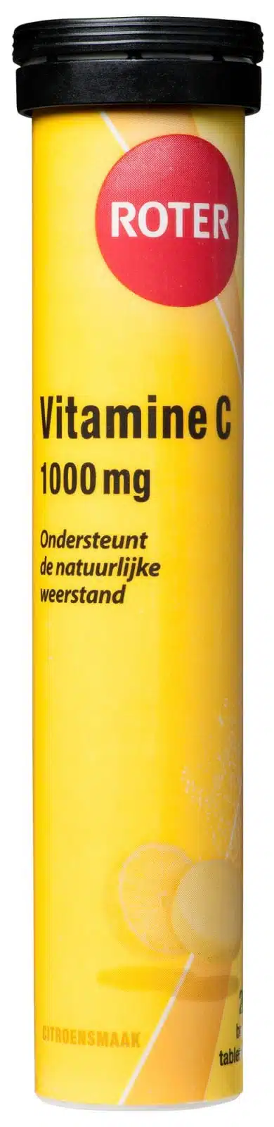 Vitamine C 1000 mg sinaasappel & abrikoos 20 bruistabletten Roter