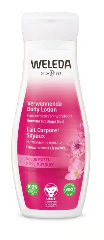 Wilde rozen verwennende bodylotion 200 ml Weleda